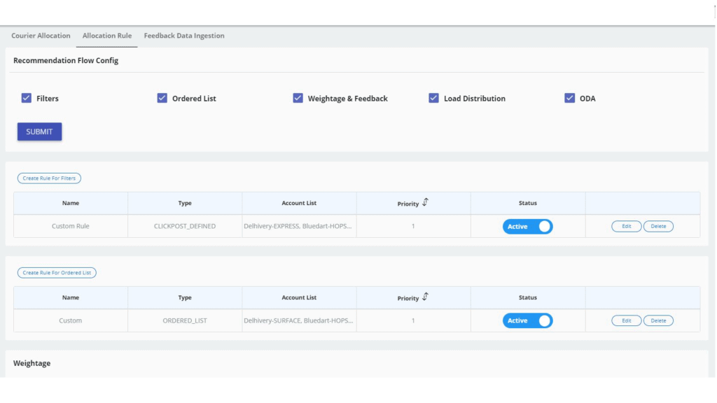 clickpost dashboard