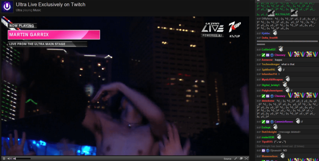 Ultra Live Streamed On Twitch