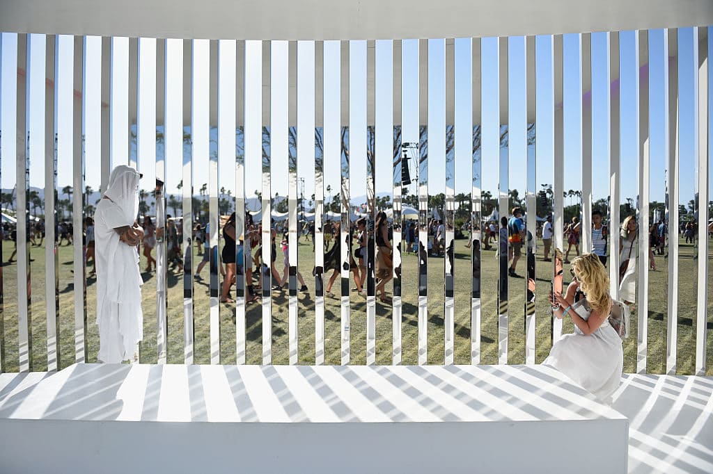 Coachella Interactive Art Installation Reflection Field