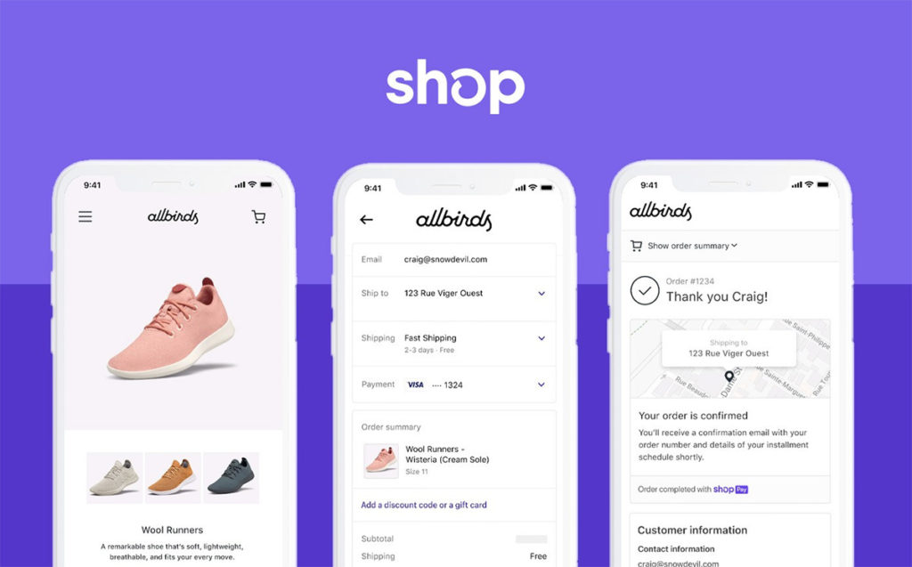 Post-Purchase engagement with shop app