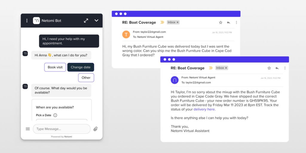 AI Customer Experience using Natural Language Interactions by netomi