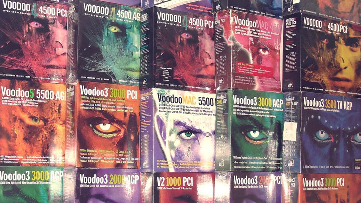 3dfx voodoo packaging boxes