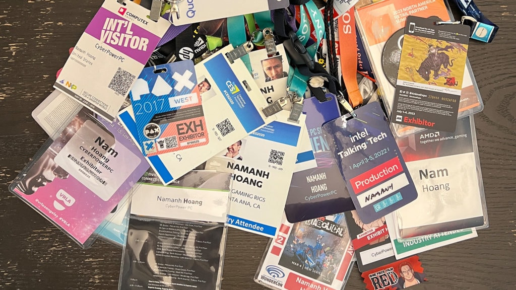 Tradeshow Event Lanyard Collection
