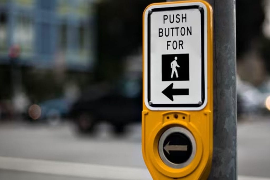 crosswalk button