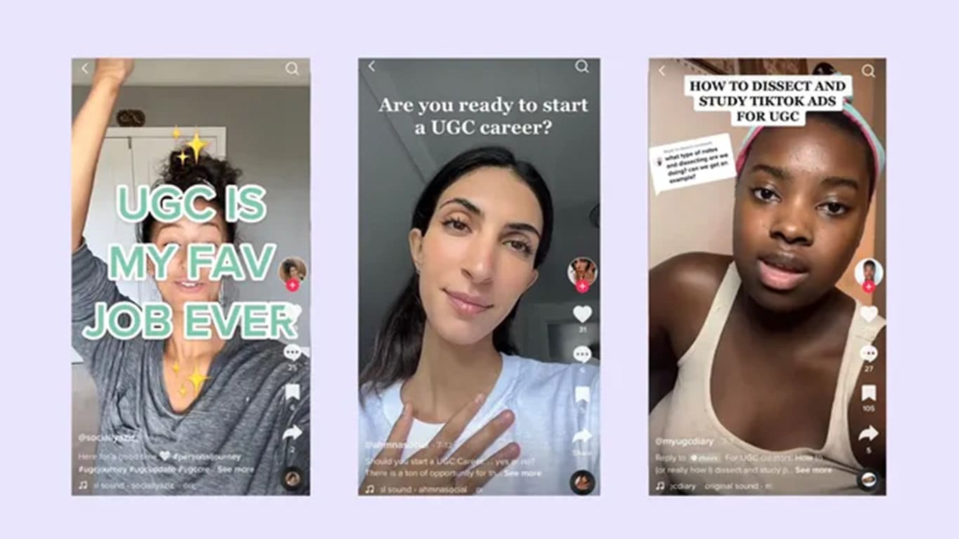 Example social post used to illustrate customer and creator content in advertising
