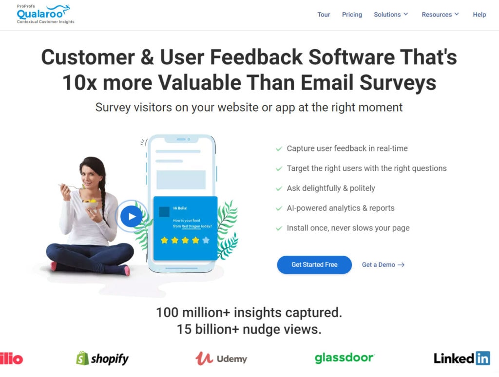 qualaroo homepage