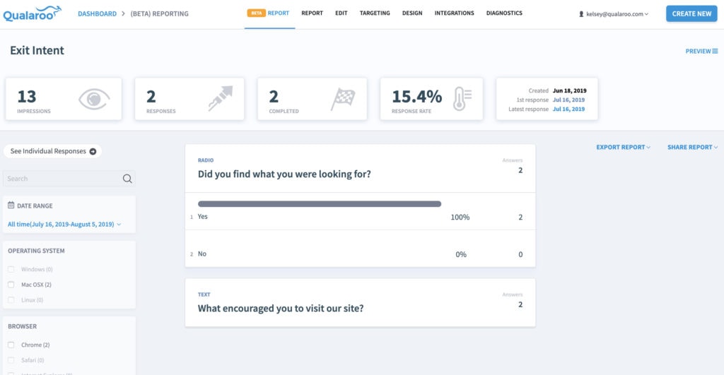 qualaroo dashboard