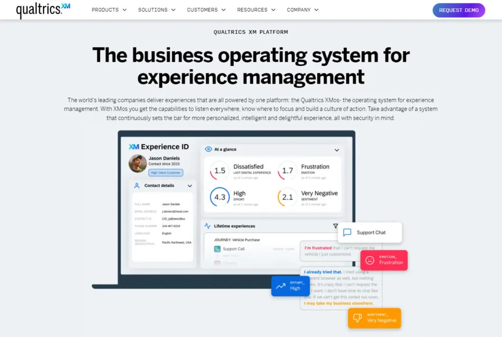 qualtrics homepage