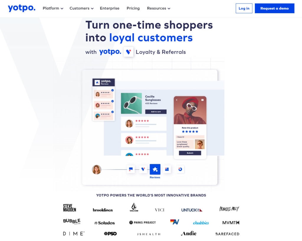 yotpo homepage