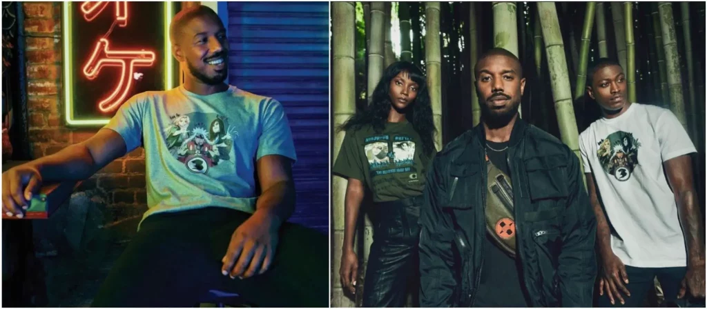 Coach Michael B Jordan and Naruto Collaboration - Anime and Marketing