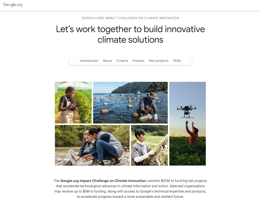 Google Climate Solutions