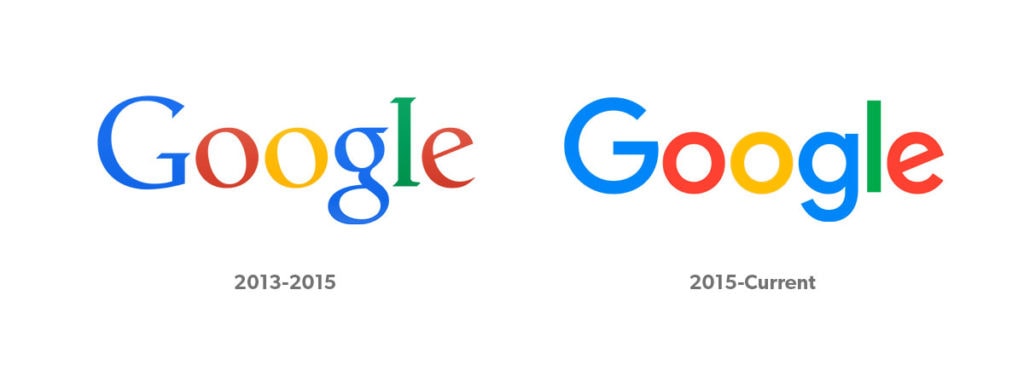 Google logo design update 2015