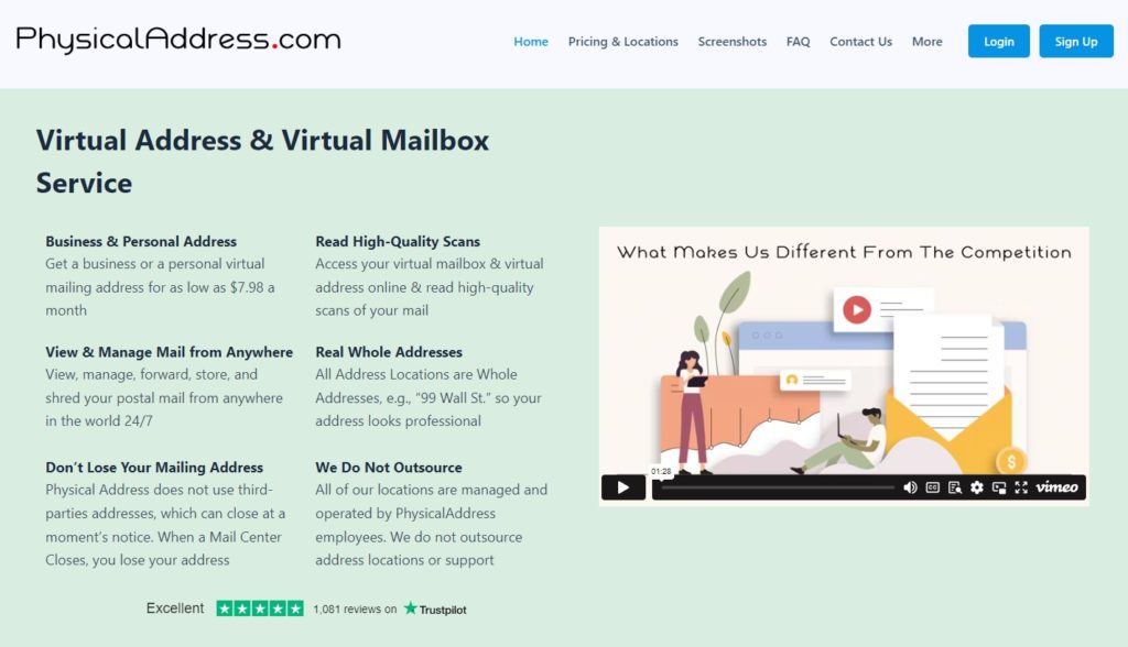 physicaladdress website