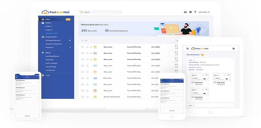 postscanmail interface