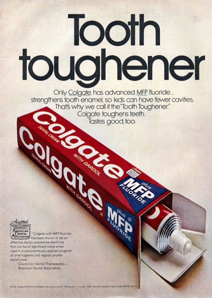 Colgate dentist recommended ad
