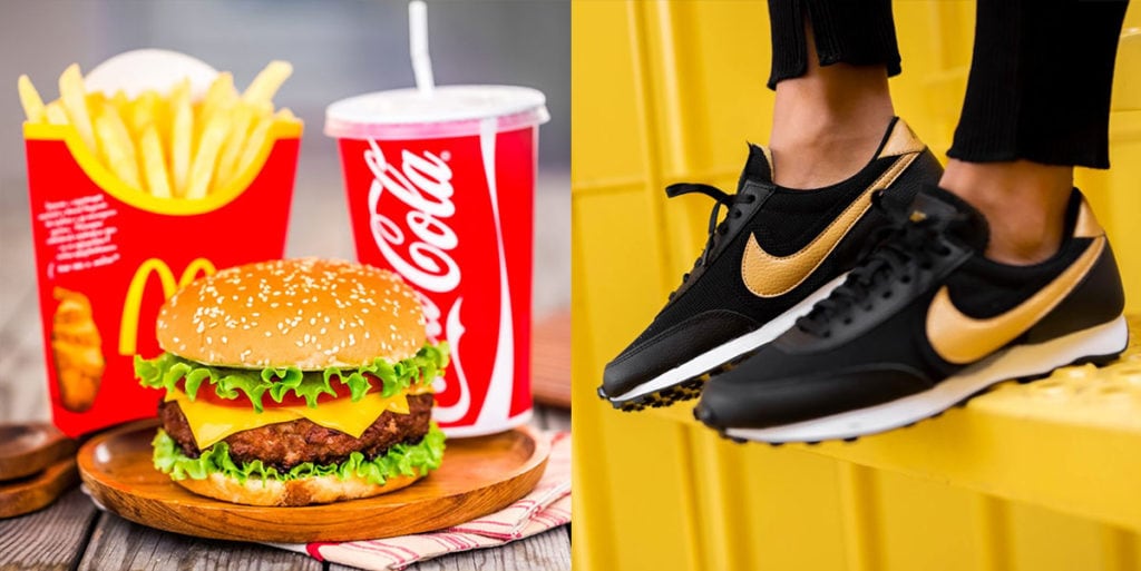 mcdonalds and nike - brand awareness